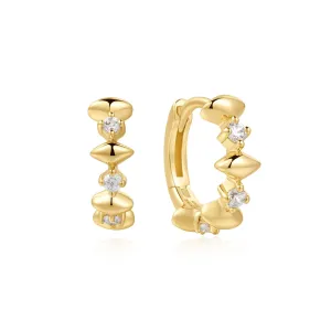Ania Haie Gold Sparkle Huggies E061-05G