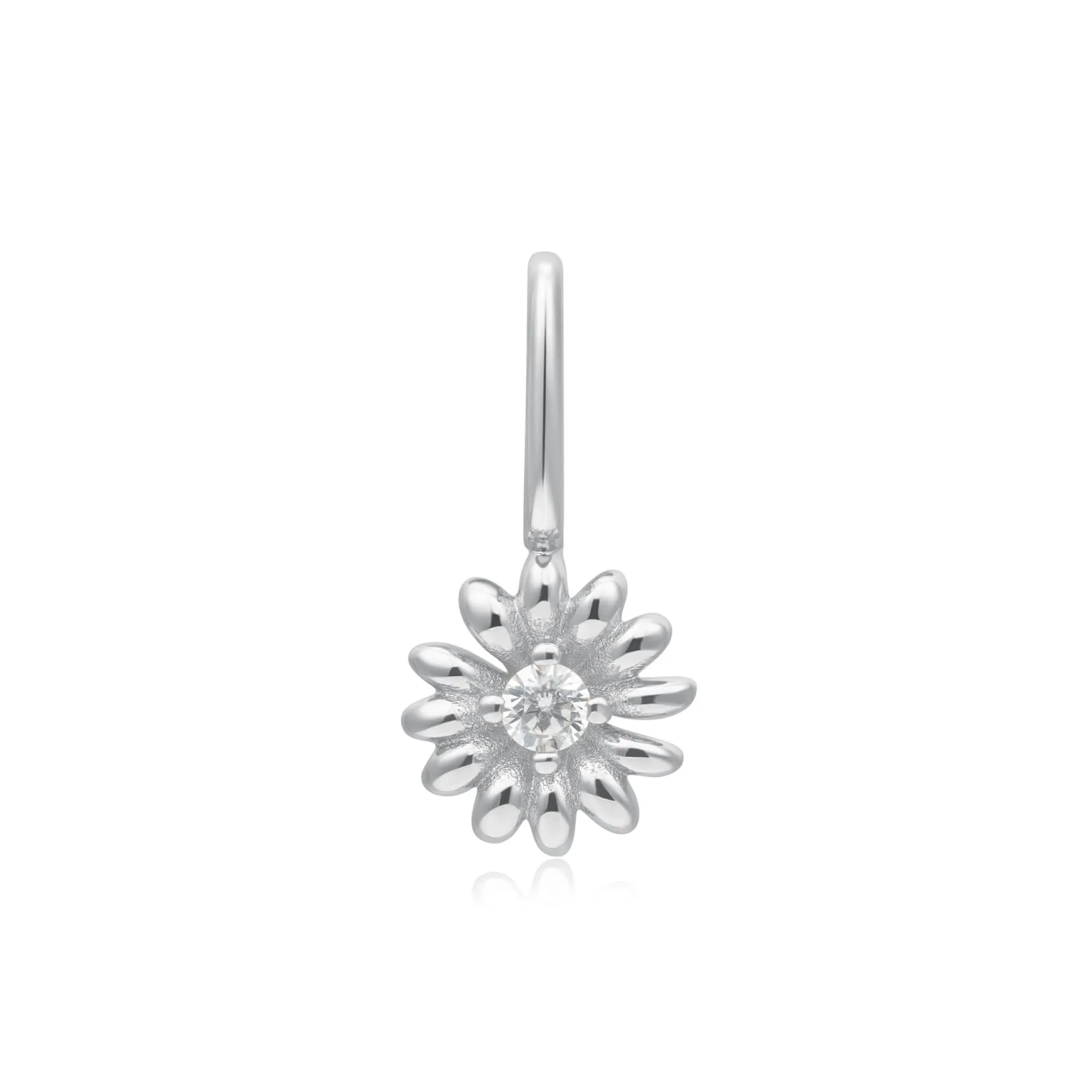 Ania Haie Silver Daisy Charm NC055-11H