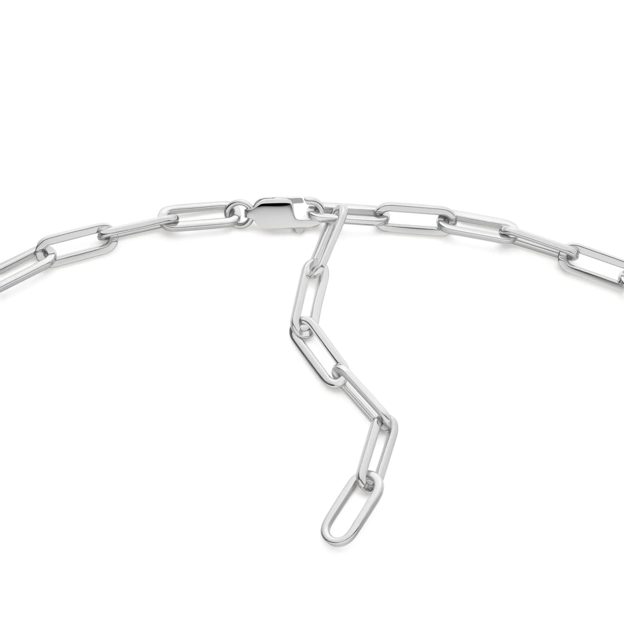 Ania Haie Silver Linked Chunky Chain Necklace N060-06H