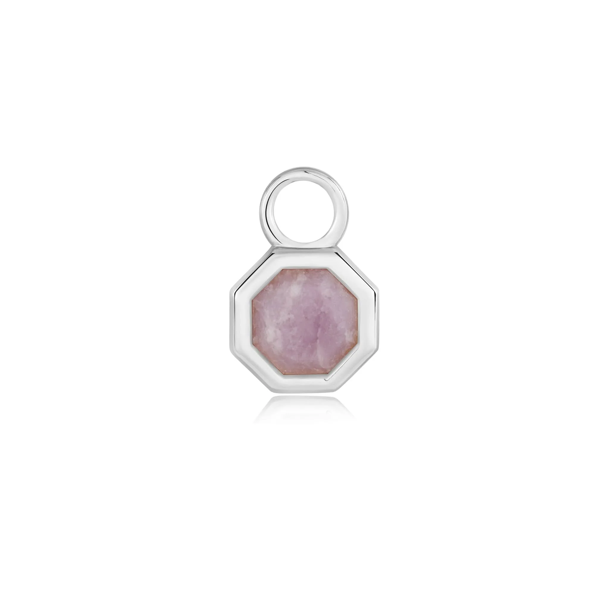 Ania Haie Silver Octagon Gemstone Earring Charm EC055-02H