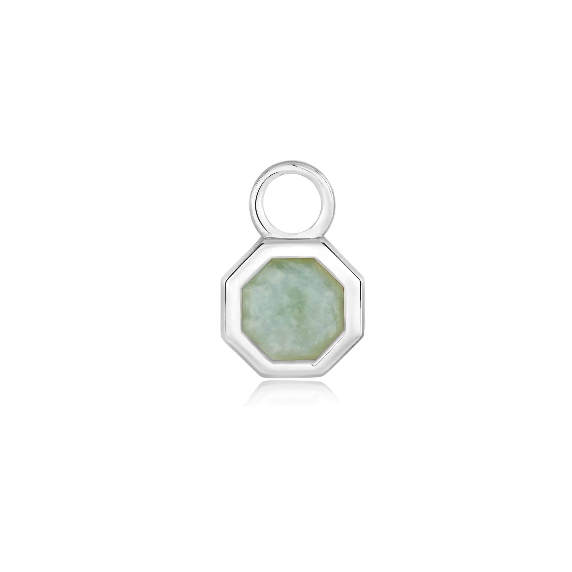 Ania Haie Silver Octagon Gemstone Earring Charm EC055-02H