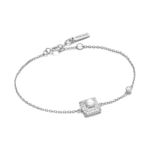 Ania Haie Silver Pearl Pave Bracelet B054-02H