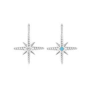 Ania Haie Silver Turquoise Cubic Zirconia Star Charm NC060-09H