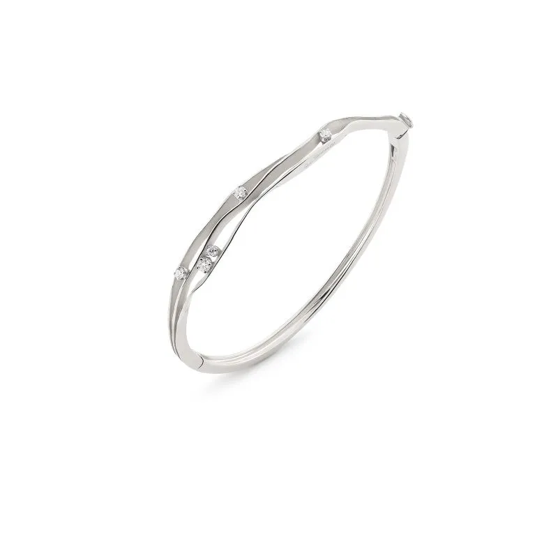 Annamaria Cammilli 18ct White Ice 0.3ct Diamond Dune Series Bracelet