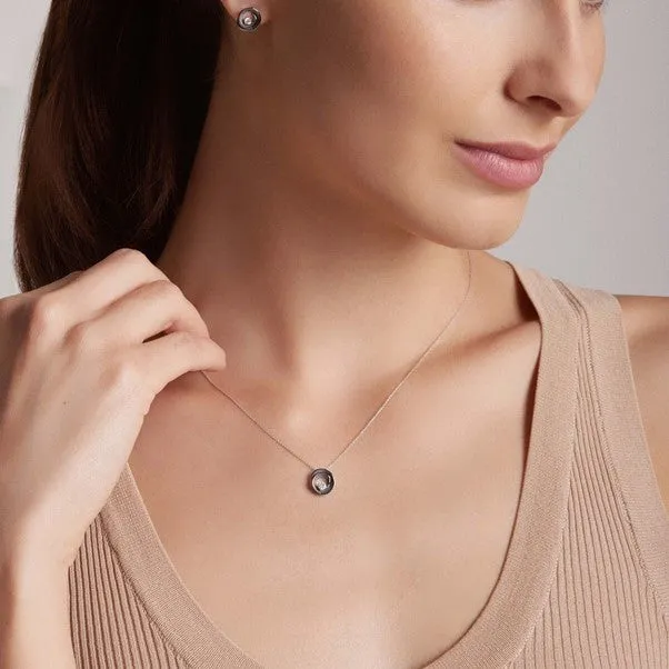 Annamaria Cammilli 18ct White Ice Gold & Diamond Dune Assolo Series Necklace
