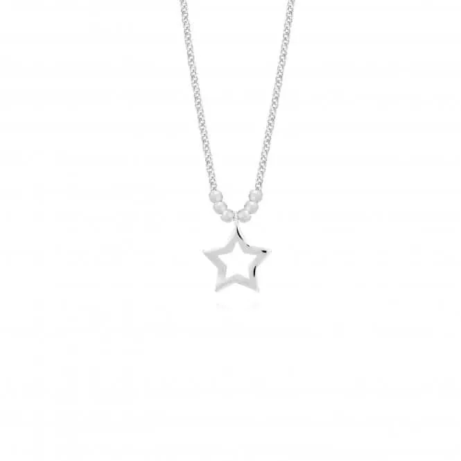 Arabella Hammered Star Long Wrap Necklace  4876