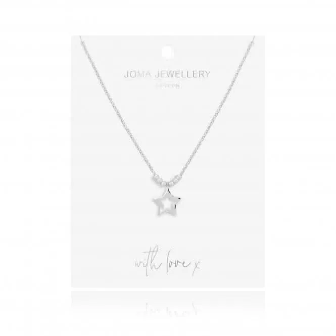 Arabella Hammered Star Long Wrap Necklace  4876