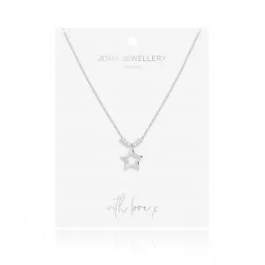 Arabella Hammered Star Long Wrap Necklace  4876