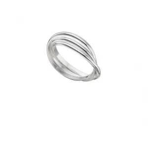 Beginnings  Sterling Silver 3 Piece Russian Wedding Ring R141