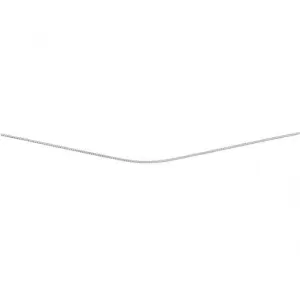 Beginnings Sterling Silver Diamond Cut Curb Chain With Rhodium Chain N3662
