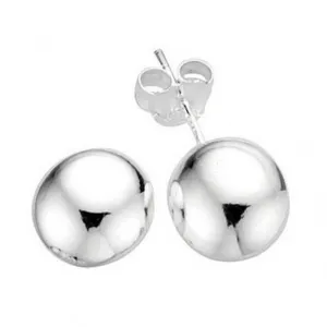 Beginnings Sterling Silver E3399 8mm Ball Stud Earrings