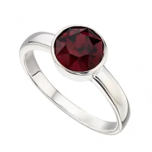 Beginnings  Sterling Silver January Swarovski Birthstone Ring R3685