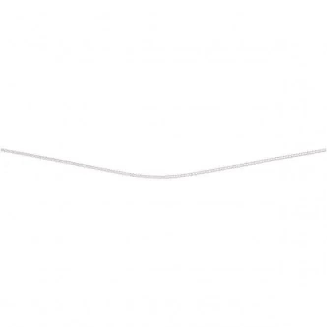 Beginnings Sterling Silver N221 060 Curb 46cm Chain