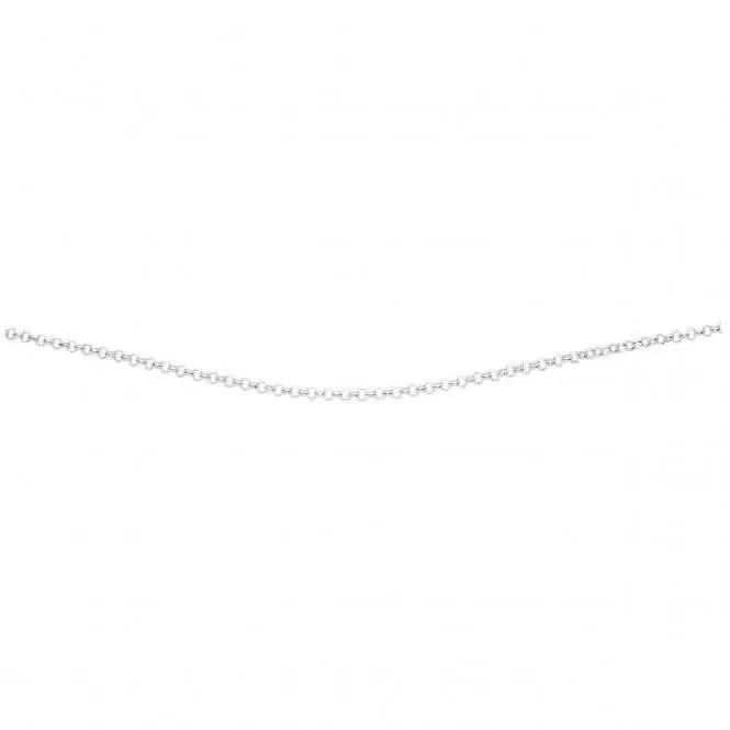 Beginnings Sterling Silver N327 052 Round Belcher 46cm Chain