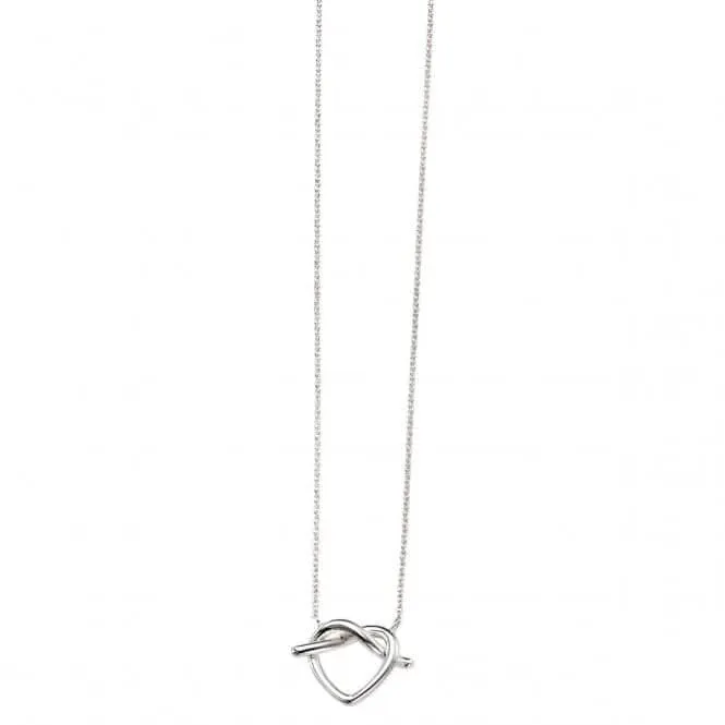 Beginnings Sterling Silver N4109 Pretzel Necklace