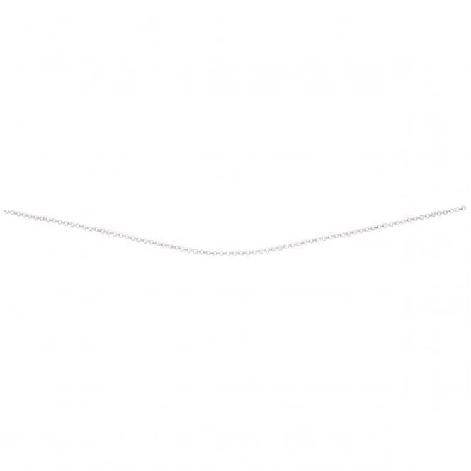 Beginnings Sterling Silver N501 030 Round Belcher 46cm Chain