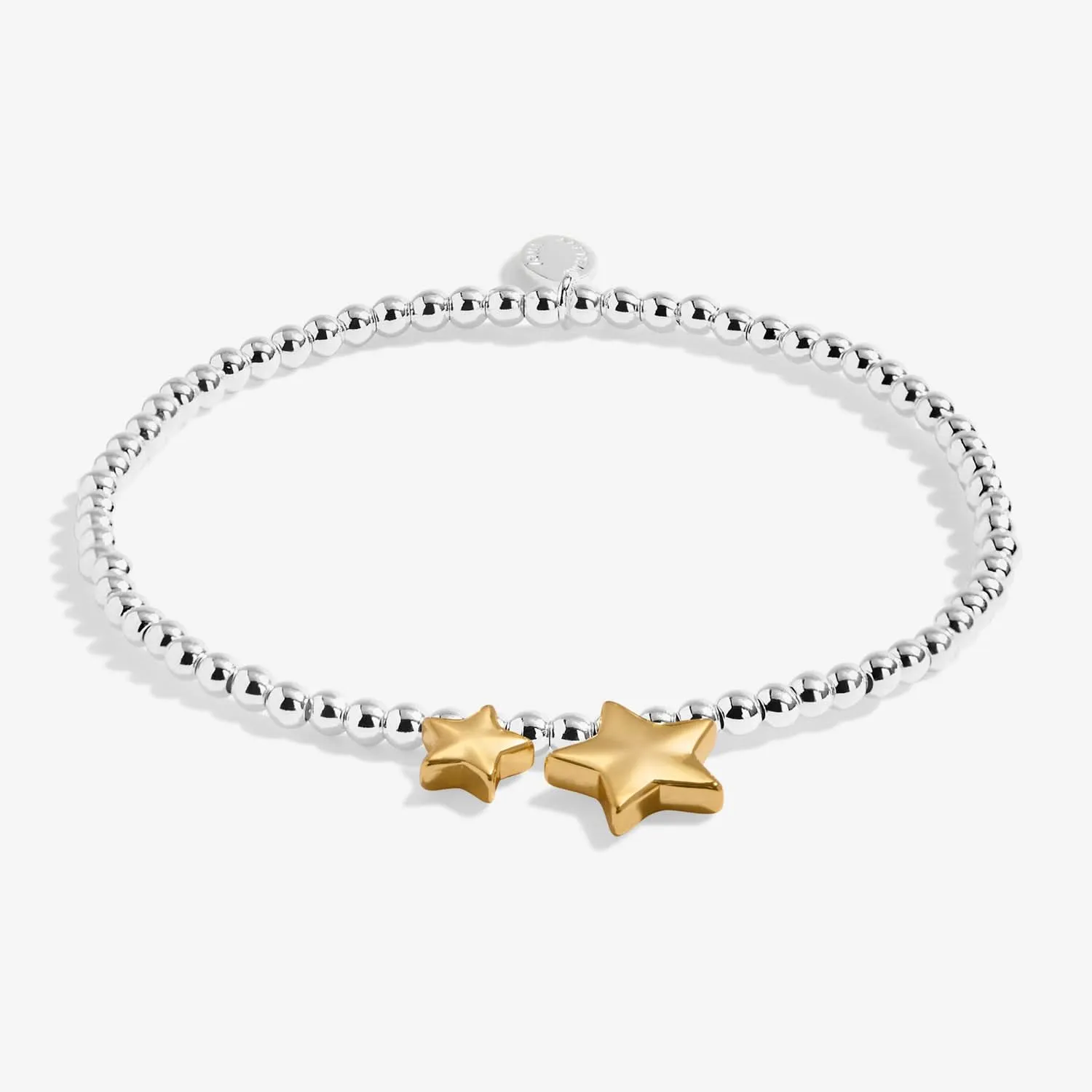 Boxed A Little Congratulations Silver & Gold Plated Bracelet 8192