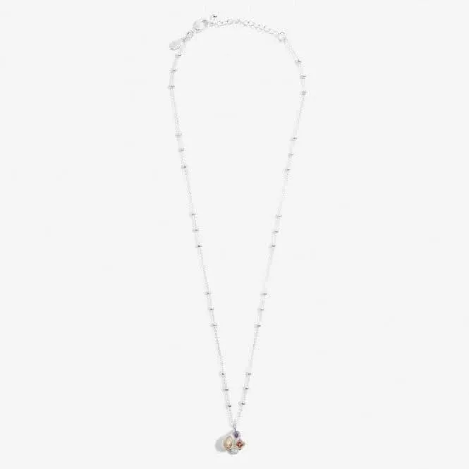 Bridal A Little Maid Of Honour Silver Plated 46cm   5cm Necklace 7029