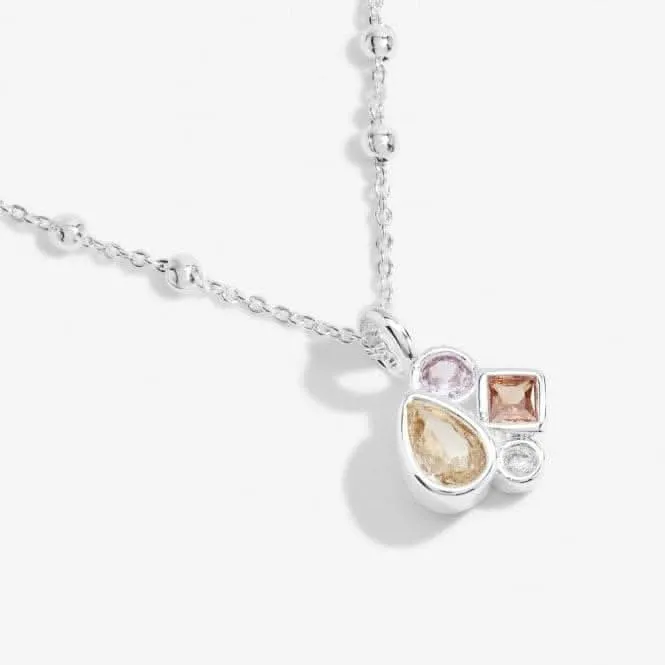 Bridal A Little Maid Of Honour Silver Plated 46cm   5cm Necklace 7029