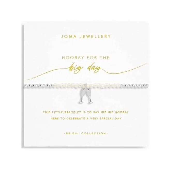 Bridal Pearl Bracelet 'Hooray For The Big Day'5726