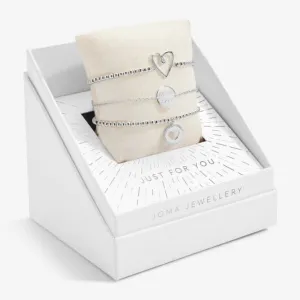 Celebrate You Gift Boxed Just For You Silver Set Of 3 Bracelet 6272