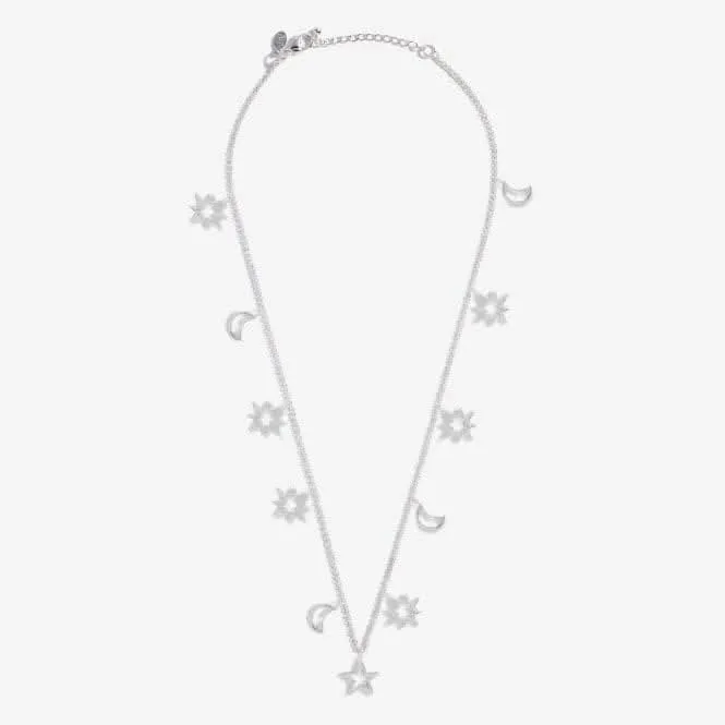 Celestial Silver 46cm   5cm Extender Necklace 5365