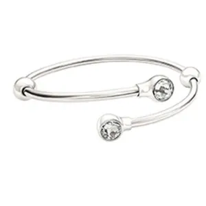 Chamilia Bangle Flex Swarovski Crystal Silver S
