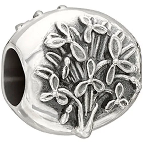 Chamilia Charm Snowdrop January Silver
