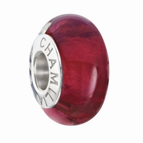 Chamilia Charm Fushia Murano Glass