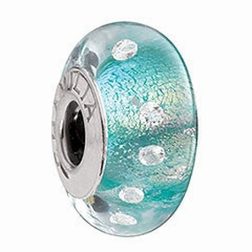 Chamilia Charm Radiance Iridescent Teal Shimmer