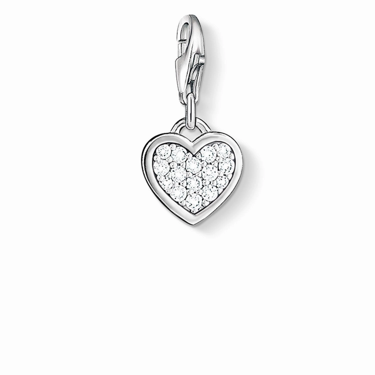 Charm Pendant "Glitter Heart"