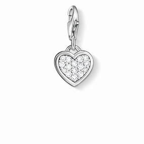 Charm Pendant "Glitter Heart"