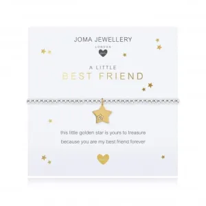 Children's A Little Best Friend Silver 15.5cm Stretch Bracelet C498