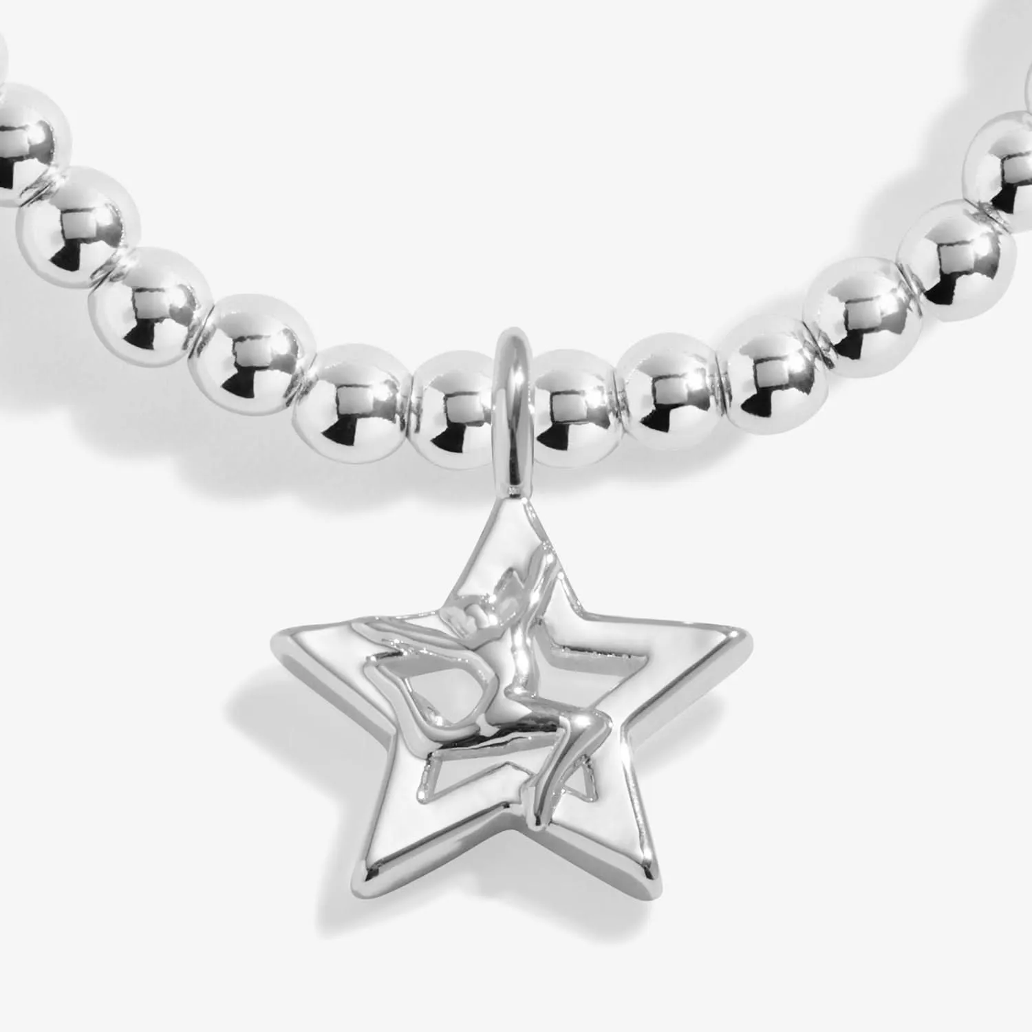 Children's A Little Gymnastics Silver Plated Bracelet C801