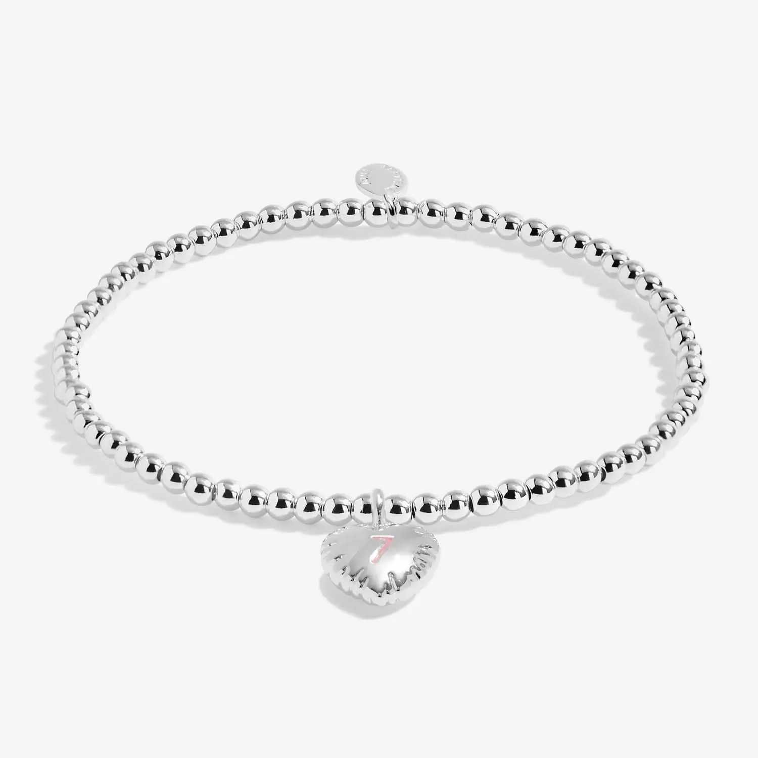 Children's Confetti A Little 7th Birthday Silver Plated Bracelet C833