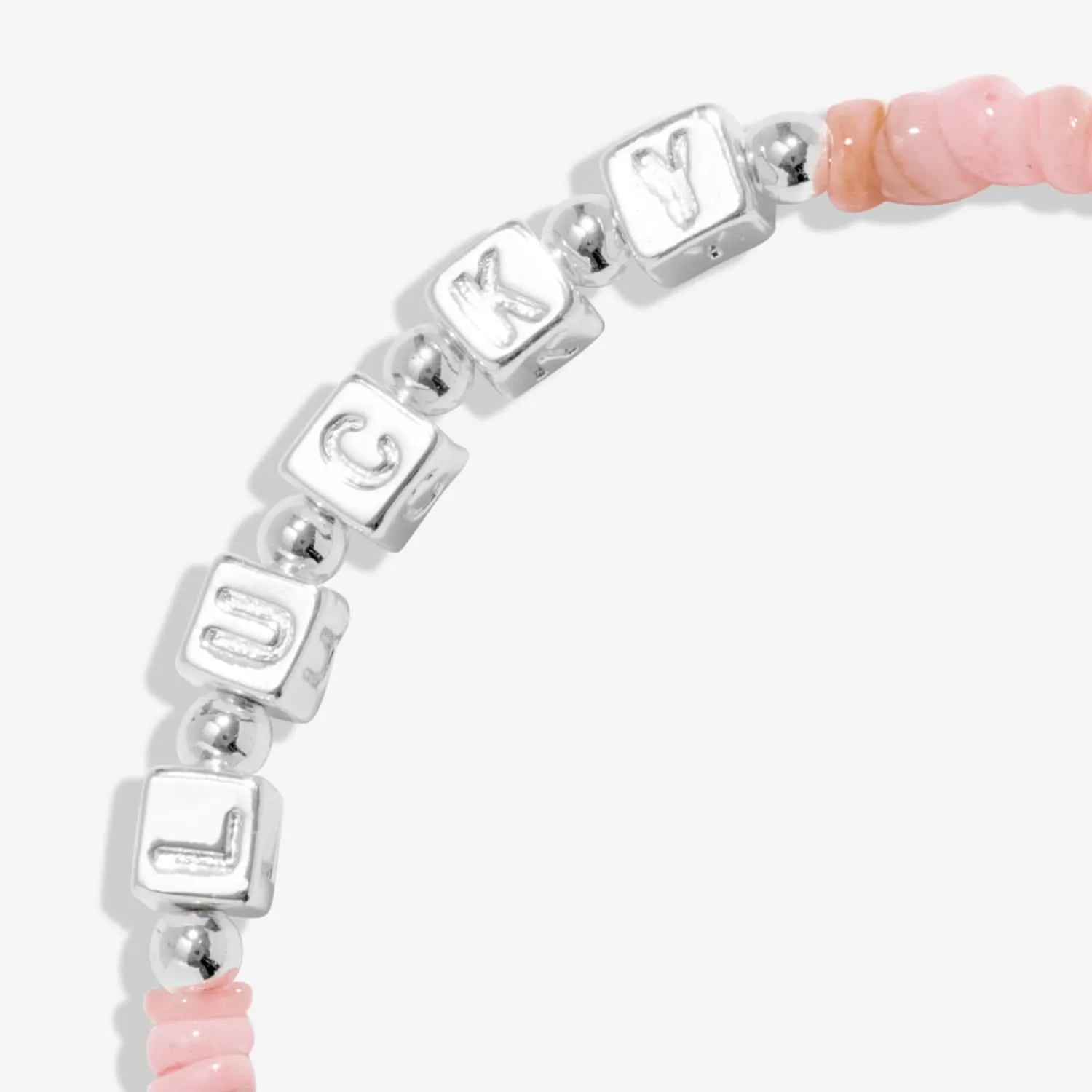 Children's Happy Little Moments Luck Silver Plated Bracelet C819