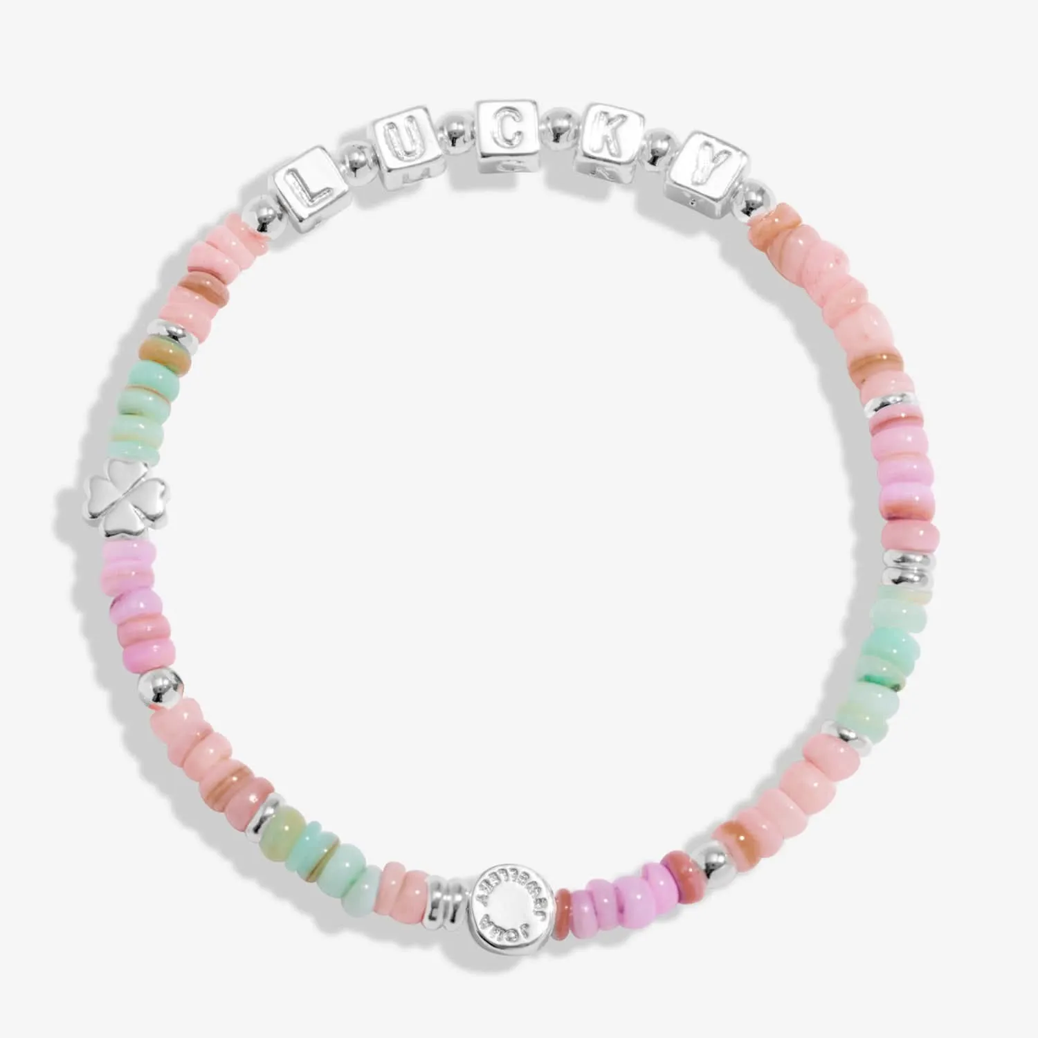 Children's Happy Little Moments Luck Silver Plated Bracelet C819