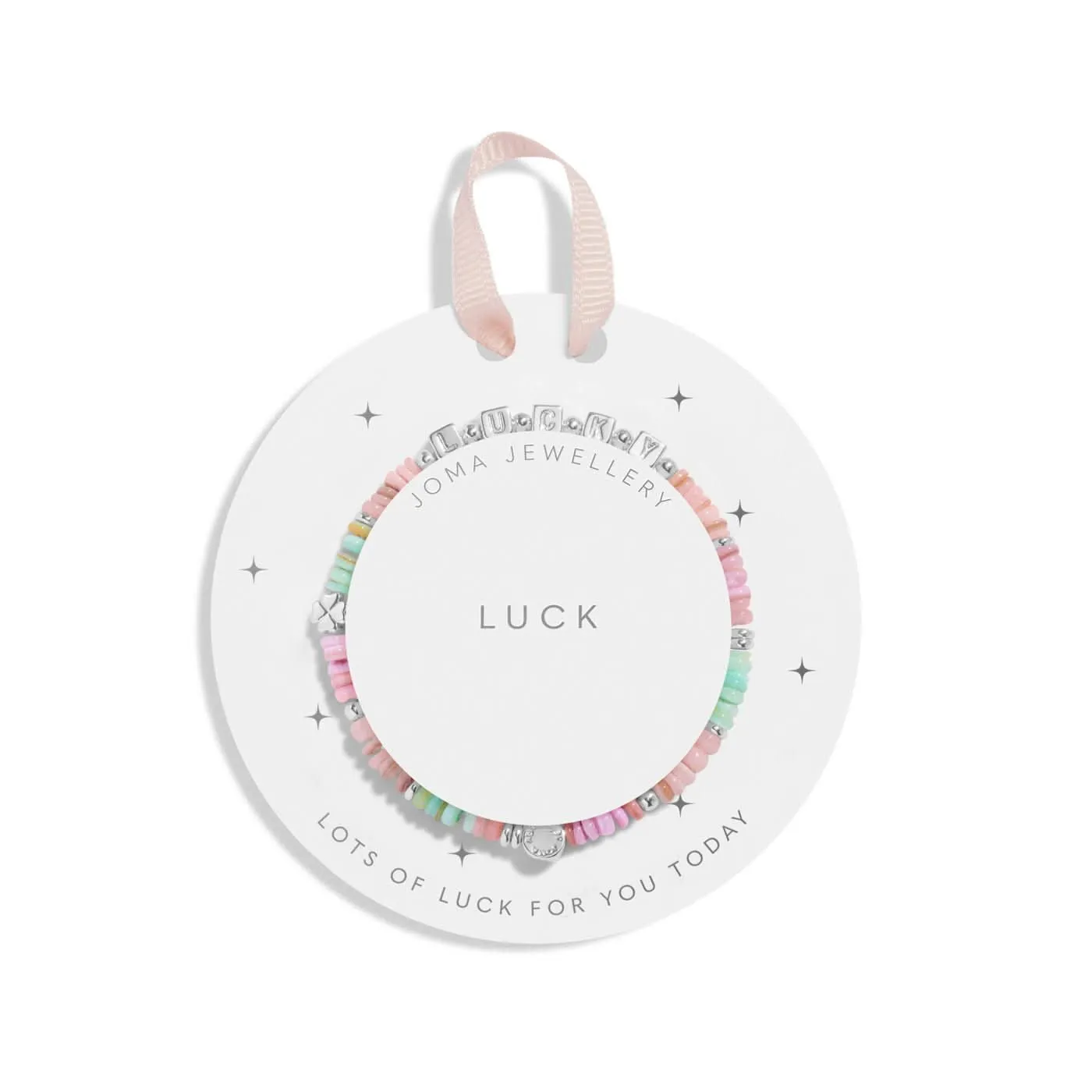 Children's Happy Little Moments Luck Silver Plated Bracelet C819