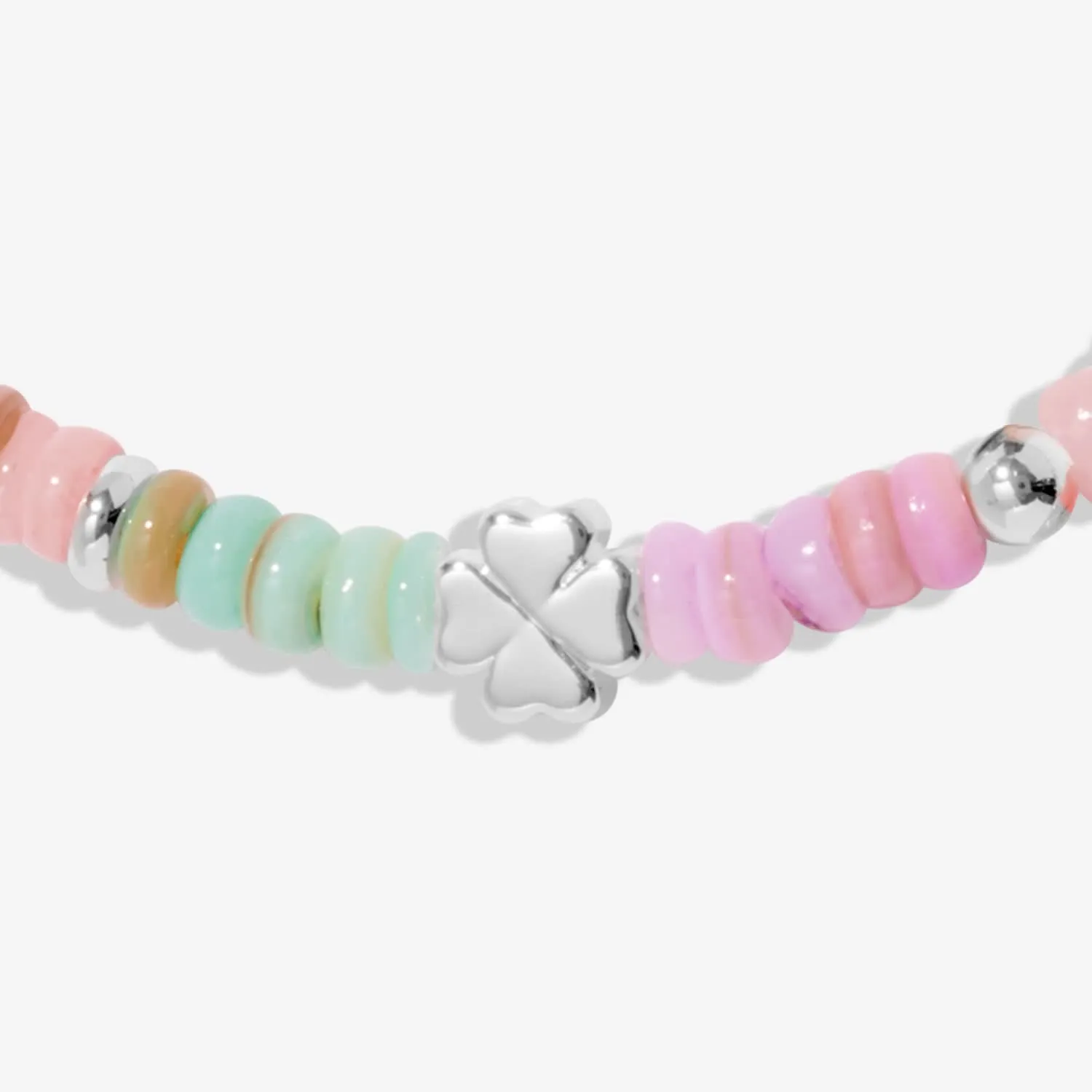 Children's Happy Little Moments Luck Silver Plated Bracelet C819