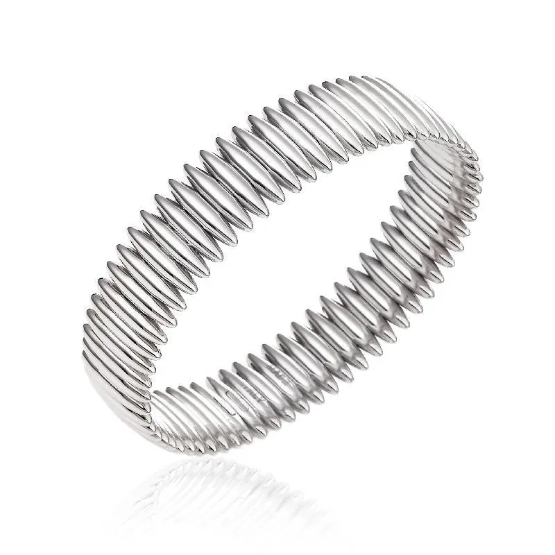 Chimento Armillas 18ct White Gold Wide Spike Bangle
