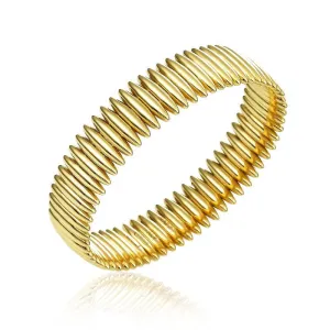 Chimento Armillas 18ct Yellow Gold Wide Spike Bangle