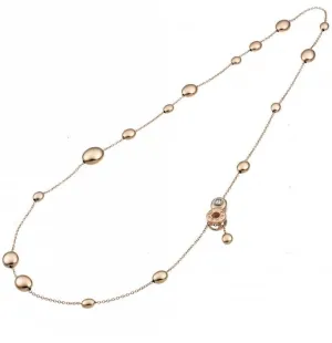 Chimento Armillas Acqua 18ct Rose Gold 0.03ct Diamond Necklace