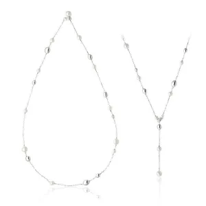 Chimento Armillas Acqua 18ct White Gold Pearl Diamond Necklace