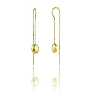 Chimento Armillas Acqua 18ct Yellow Gold Threader Earrings