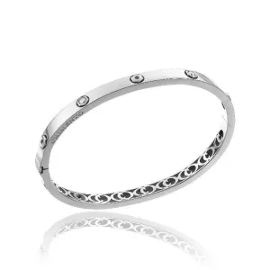 Chimento Armillas Be Mine 18ct White Gold 0.28ct Diamond Bangle