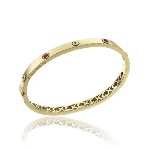 Chimento Armillas Be Mine 18ct Yellow Gold 0.40ct Ruby Bangle