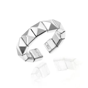 Chimento Armillas Pyramis 18ct White Gold Studs Ring