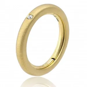 Chimento Forever Stack Me Matte 18ct Yellow Gold Diamond Adjustable Size-Fit Ring