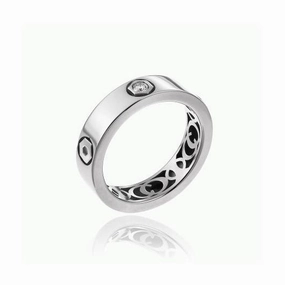 Chimento Armillas Be Mine 18ct White Gold 0.07ct Diamond Ring