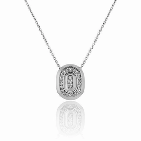 Chimento Optima 18ct White Gold 0.24ct Diamond Necklace